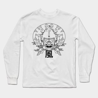 Japanese Myth - FUJIN, WIND Long Sleeve T-Shirt